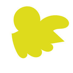 Yellow Abstract Shapes Vectors 