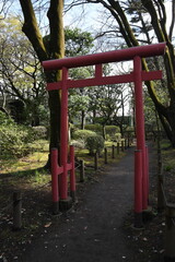 鳥居のある風景