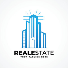 Fototapeta premium Real Estate Logo Design Property Logo Design Building Logo Design