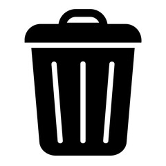 garbage glyph icon