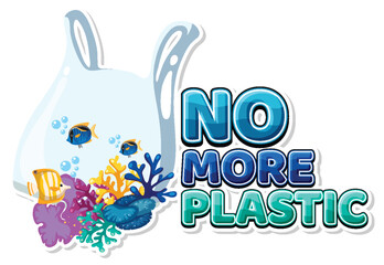 No more plastic logo banner design