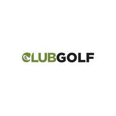 Club Golf Wordmark logo icon vector template.eps