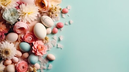 Happy Easter Day Background Design Perfect Concept for Banner Design