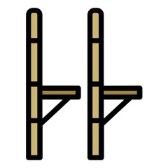 Egrang traditional game 