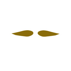 Brown Mustache vectors