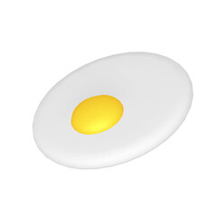 fried egg on white plate