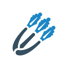 celery or ingredient icon vector illustration