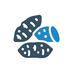 potato or food icon vector illustration