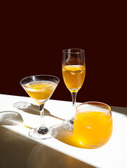 glass of drink