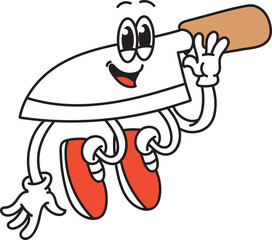 Hand drawn vector illustration of  kitchenware Retro Cartoon Art Style | Logo, Icon, Visual Identity, Asset