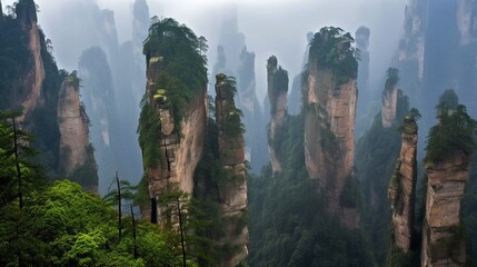 tianzi mountains china generative ai