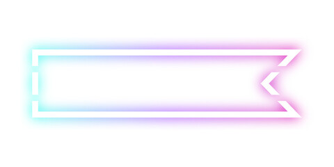 neon banner frame