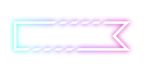 neon banner frame