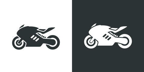 Motocycle. Transportation icon