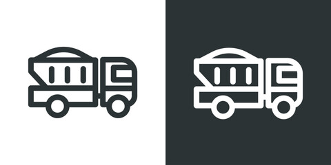 Truck. Transportation icon