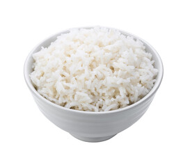 Rice cooker in a white bowl on transparent png