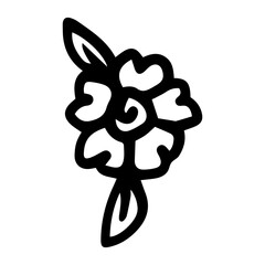 hand drawn flower