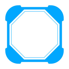 Obraz premium square hud panel