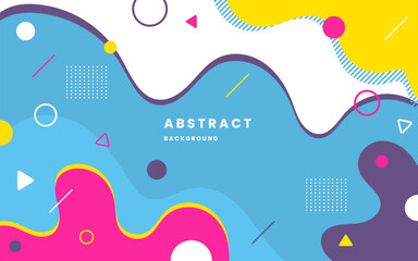 Abstract colorful modern elegant design backgrounds. Modern colorful abstract geometric shape. Memphis style backgrounds. Illustration vector 10 eps.