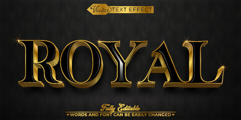 Fototapeta na wymiar Luxury Royal Editable Text Effect Template