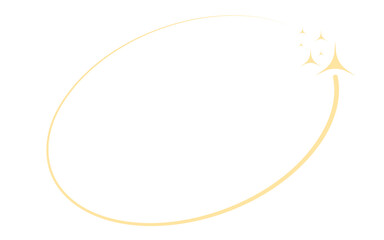 star oval frame