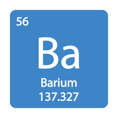 barium icon vector