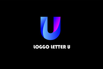 Letter u logo design