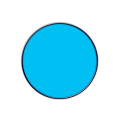 Fototapeta na wymiar blue and white round button