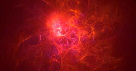 3D rendering abstract technology fractal background