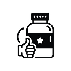 Black solid icon for super 