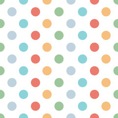 Polka dot seamless pattern. abstract background.
