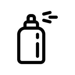 Editable spray perfume vector icon. Barbershop, lifestyle, grooming. Part of a big icon set family. Perfect for web and app interfaces, presentations, infographics, etc