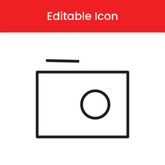 Photo Camera icon, Photo Camera outline icon, Photo Camera vector icon