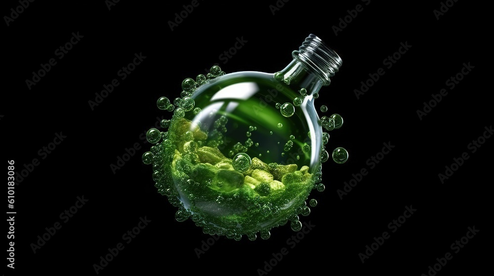 Poster green bulb