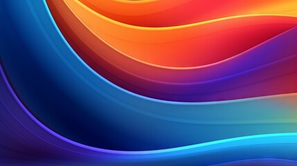 Fototapeta premium abstract colorful wave background