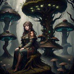 Obraz premium fantasy girl