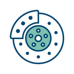 brake icon vector design template in white background