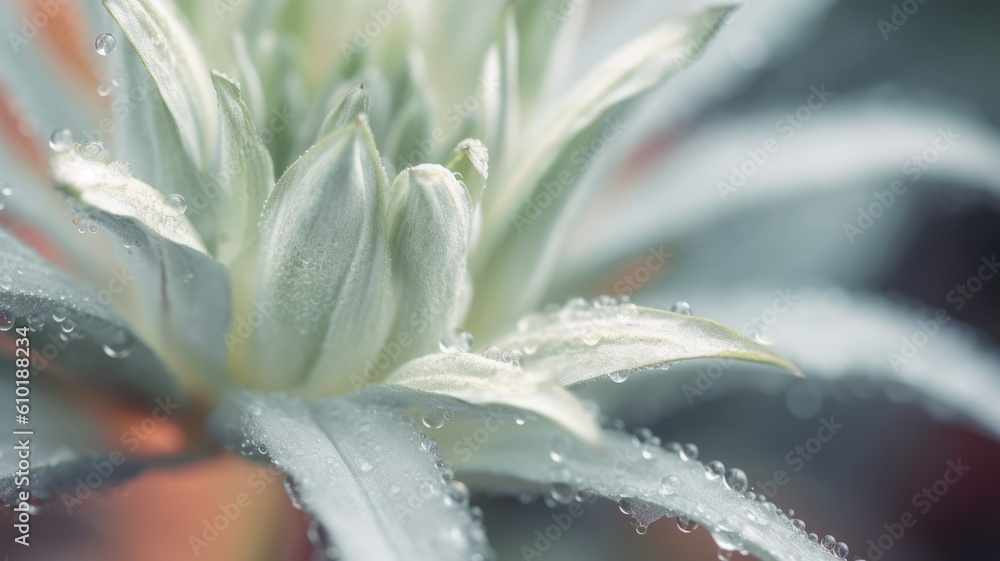 Poster a close up of macro photography of nature in dull style with a soft focus. generative ai image aig30
