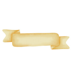 Yellow ribbon bow water