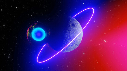  [ inner glow ] hifi art still render by timenotspace 3D space background art wallpaper