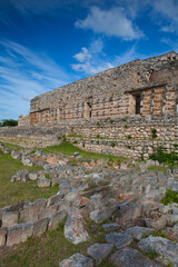 Fototapeta na wymiar Majestic Kabah ruins , Puuc, Mexico.