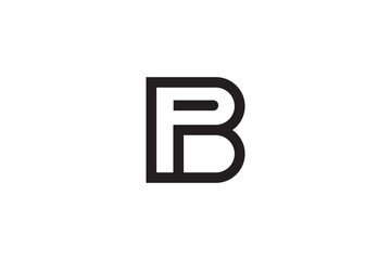 PB logo design concept