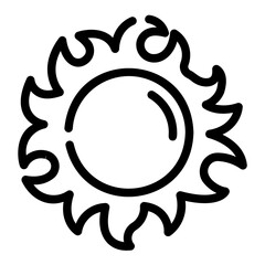 sun Line Icon