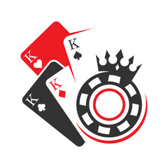 Poker, Casino logo design