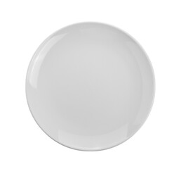 ceramic white plate isolated on transparent png