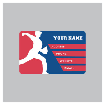 Baseball Business Card Design