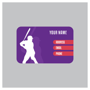Baseball Business Card Design