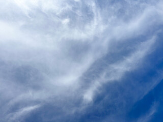 fresh blue sky with cloudy 