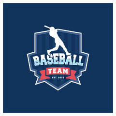 Baseball logo illustrations