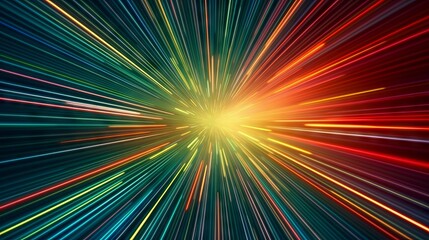 Obraz premium fractal burst background